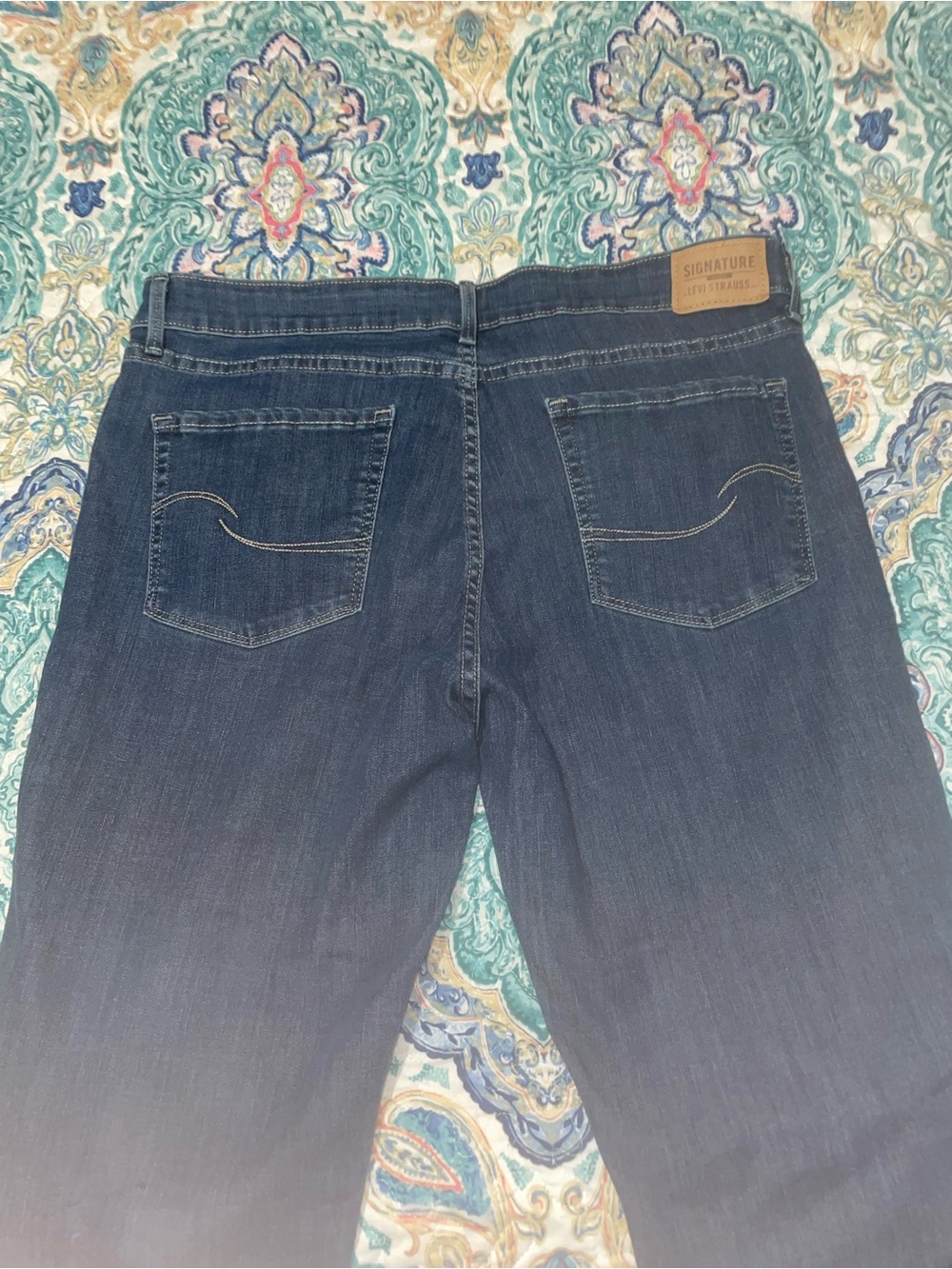 Signature by Levi Strauss Woman’s Straight Jeans - $30 for 3 pair. - Picture 7 of 10